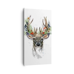 Impression sur toile - Image sur toile - En robe de fête - 65x120 cm