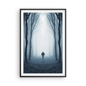 Affiche dans un cadre noir - Poster - Tout est simple et clair - 61x91 cm