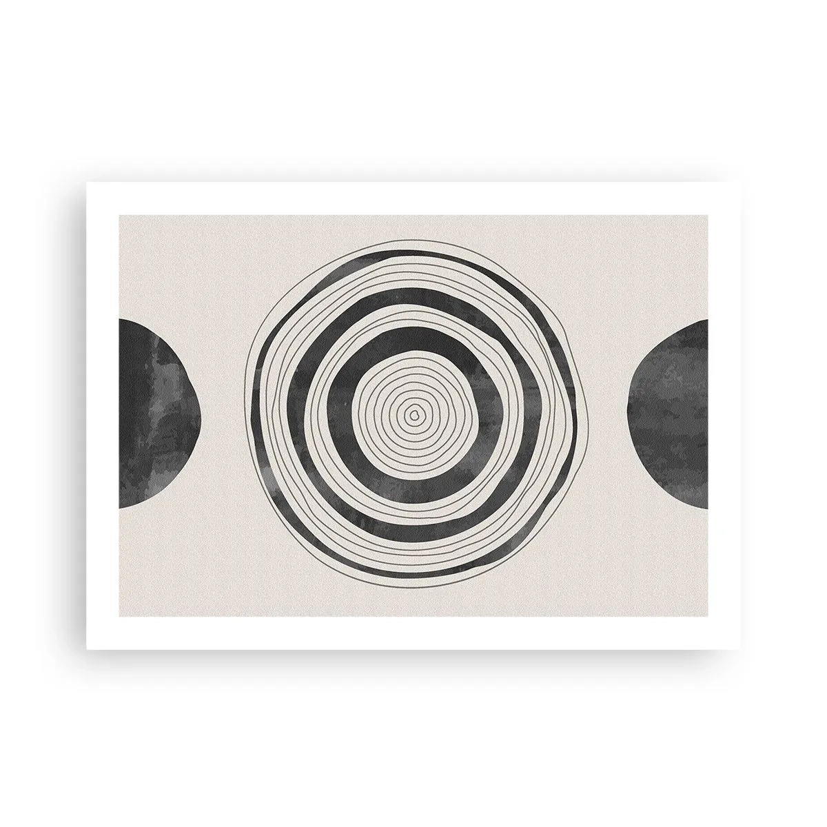 Affiche - Poster - Ce qui est important c'est ce qu'il y a entre les deux - 70x50 cm