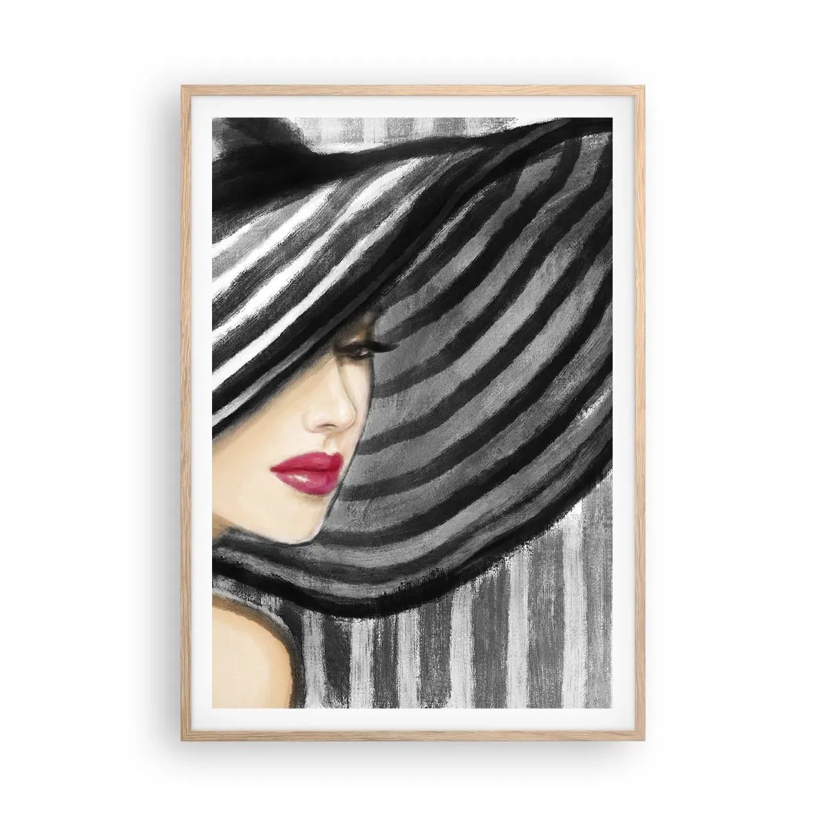 Affiche dans un chêne clair - Poster - Où te chercher ? - 70x100 cm