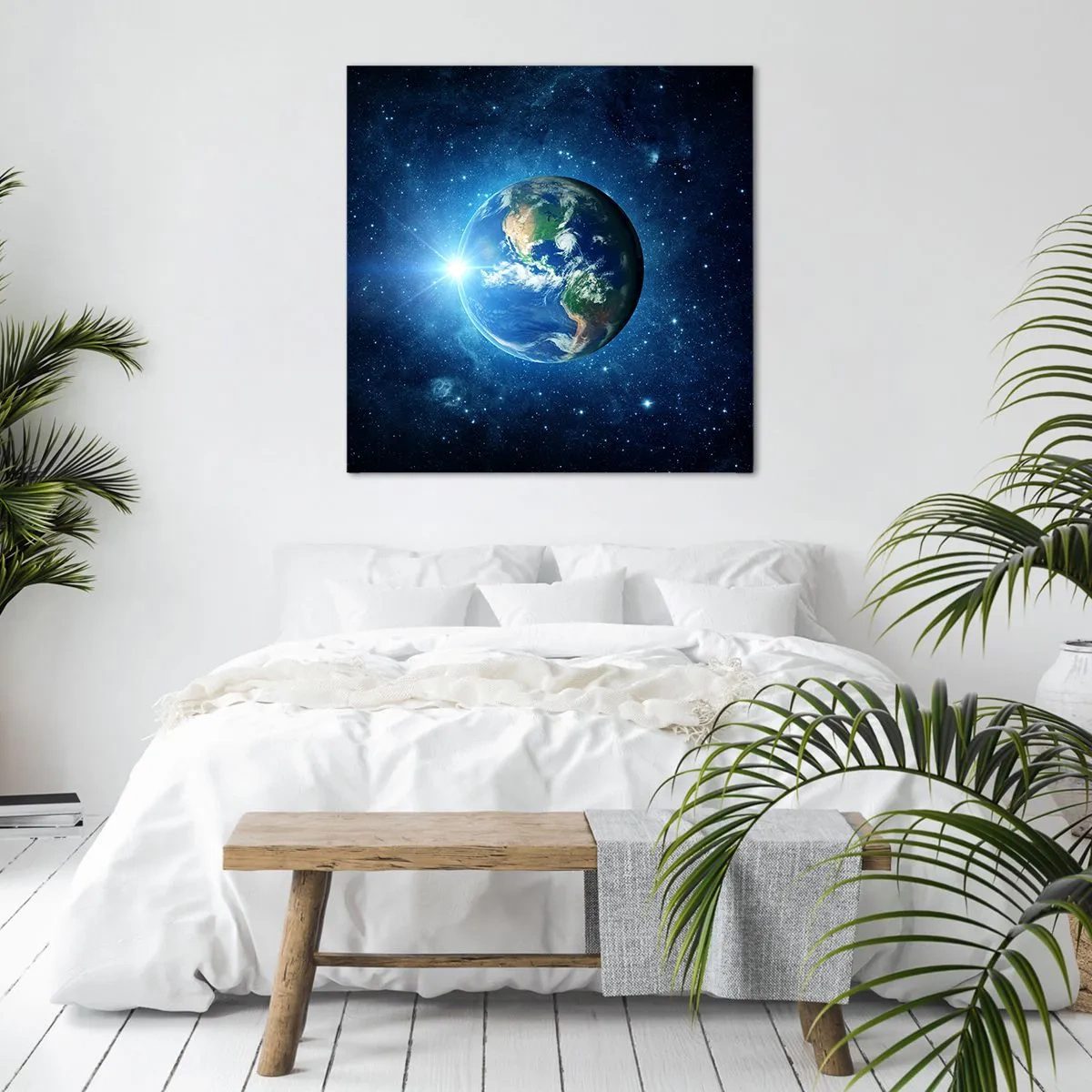 Impression sur toile - Image sur toile - Nous sommes au paradis - 60x60 cm