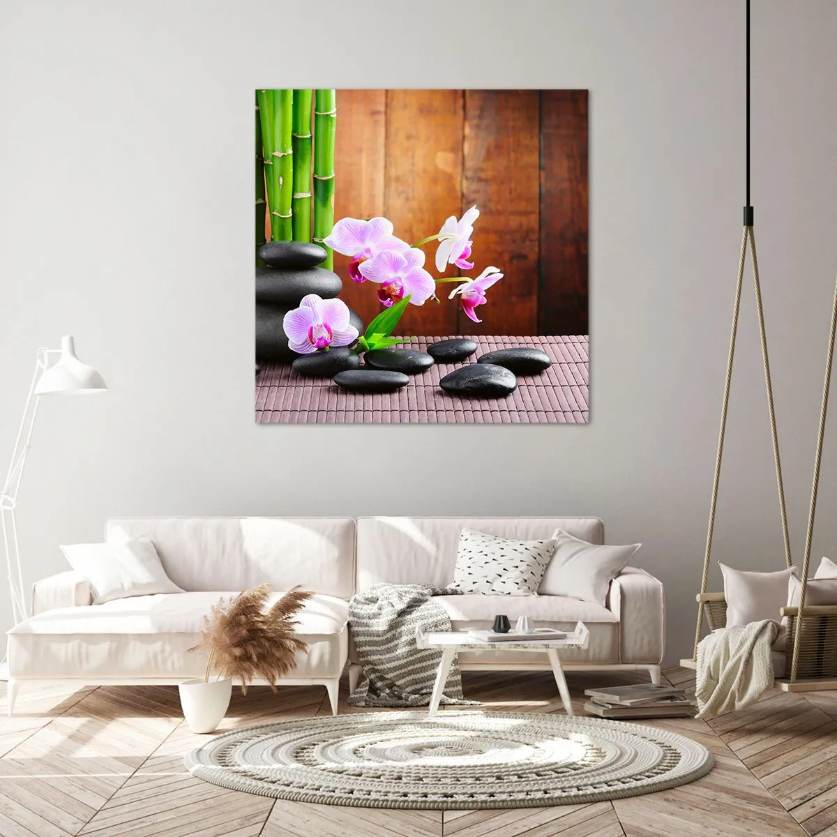 Impression sur toile - Image sur toile - Rencontrez les plaisirs de l'est - 40x40 cm