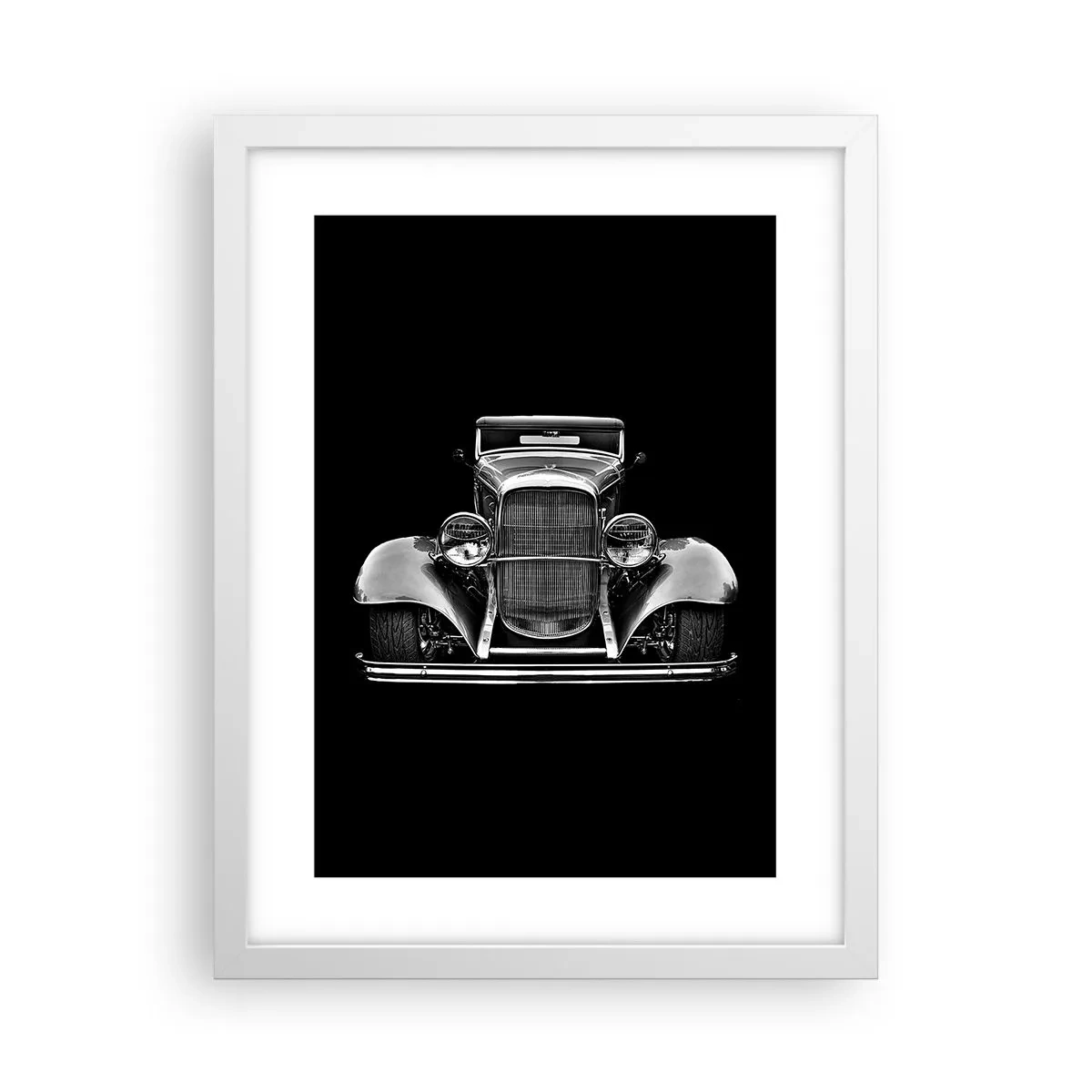 Affiche dans un cadre blanc - Poster - Un vrai gentleman - 30x40 cm