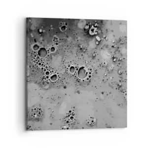 Impression sur toile - Image sur toile - Comme un paysage lunaire - 70x70 cm