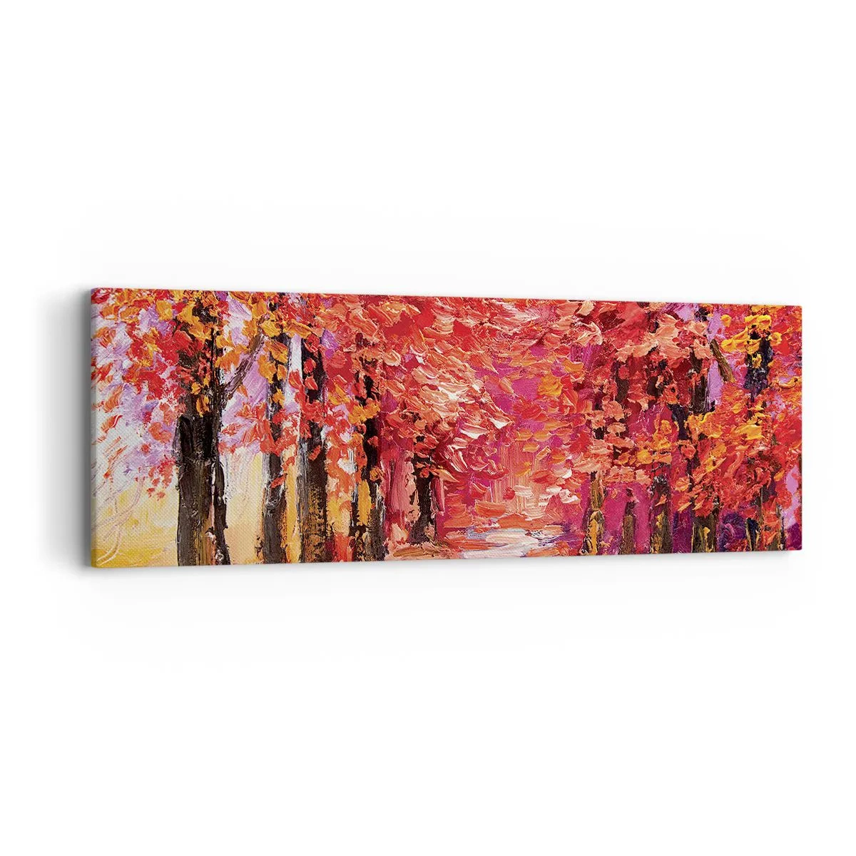 Impression sur toile - Image sur toile - Impression d'automne - 90x30 cm