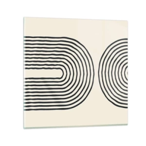 Impression sur verre - Image sur verre - Dans un instant... - 30x30 cm