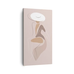 Impression sur toile - Image sur toile - Être une dame - 45x80 cm