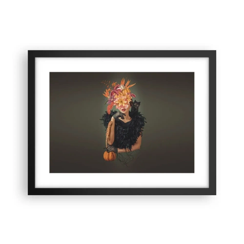 Affiche dans un cadre noir - Poster - Sort de sorcière - 40x30 cm