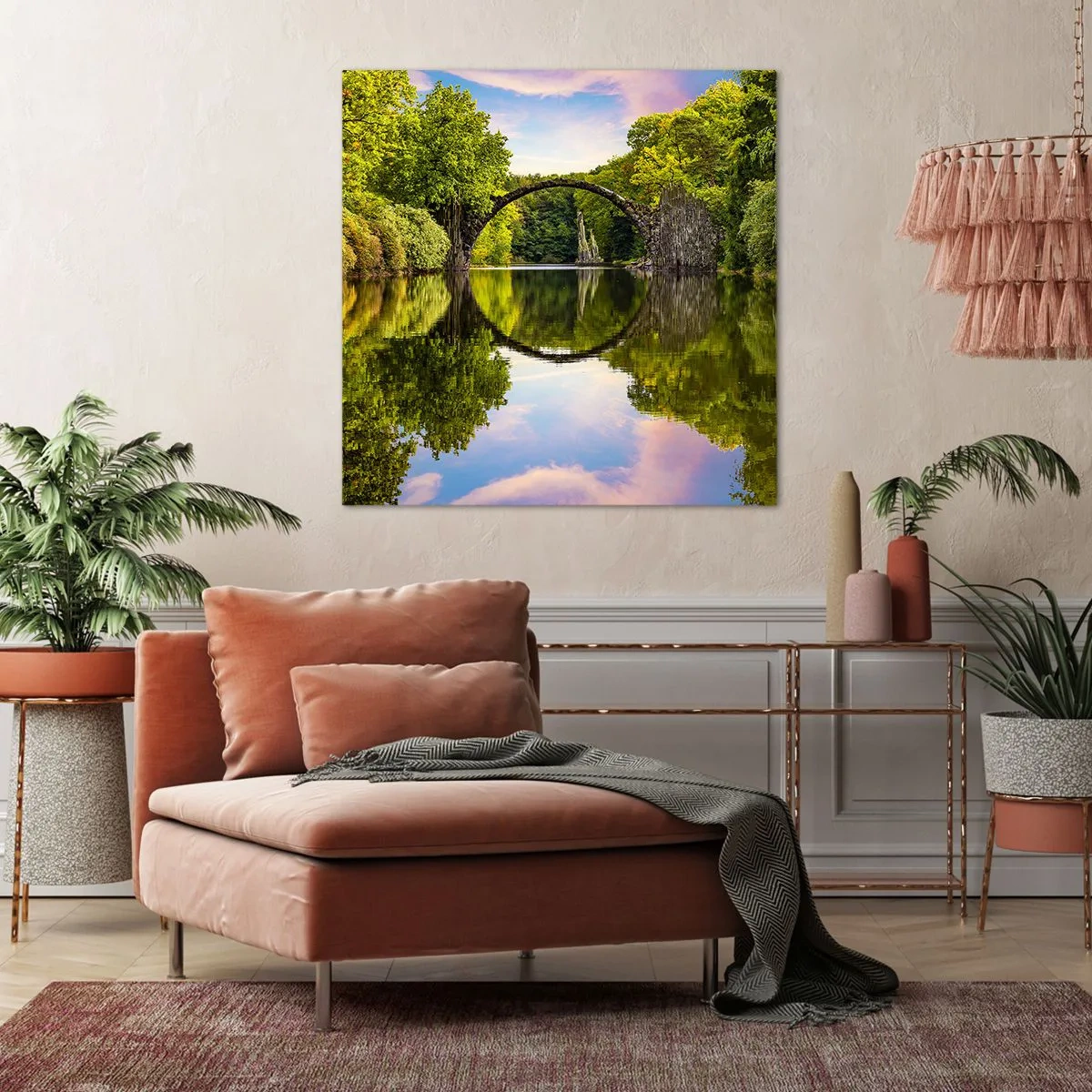 Impression sur toile - Image sur toile - À la jonction de deux mondes - 50x50 cm