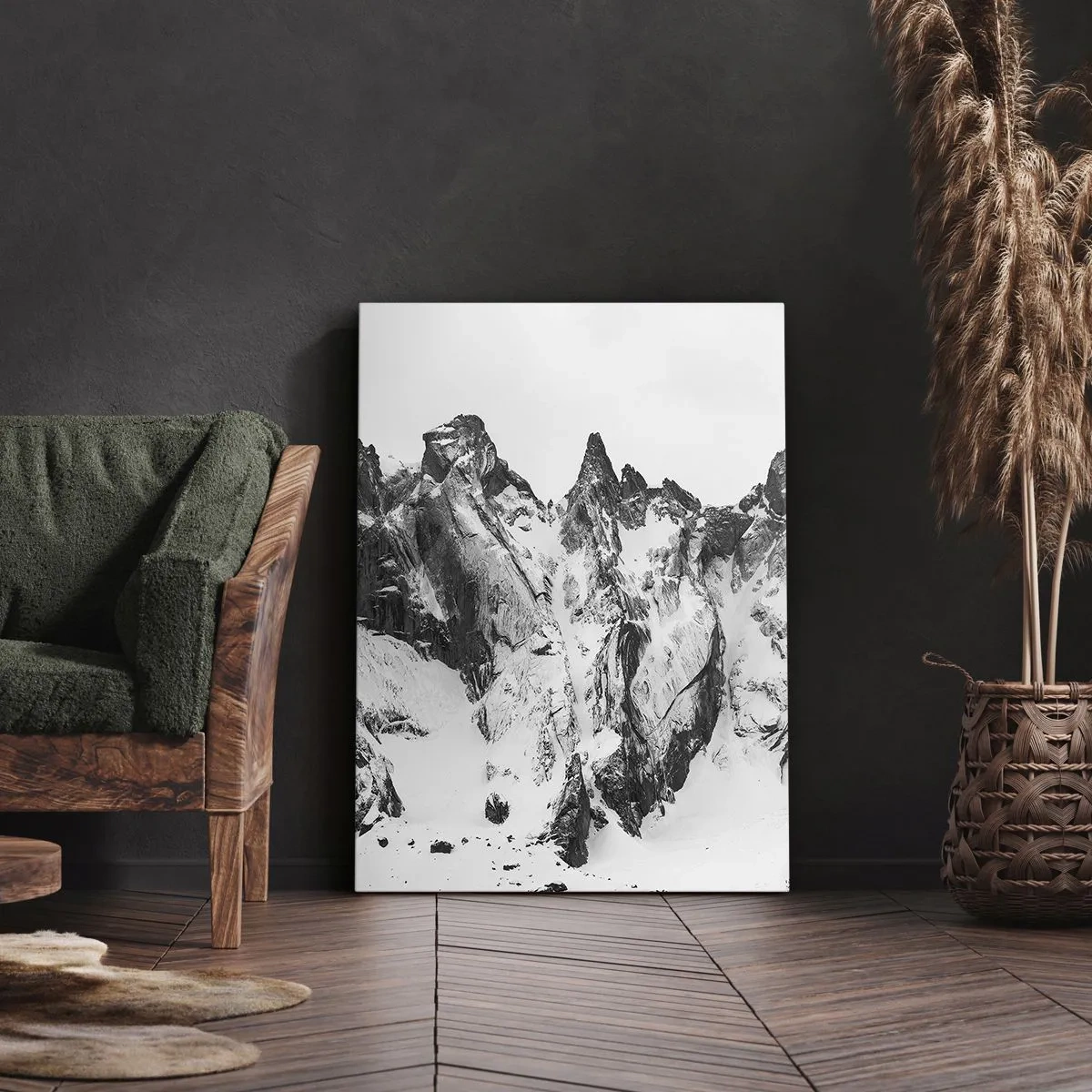 Impression sur toile - Image sur toile - Crête dangereuse de granit - 45x80 cm