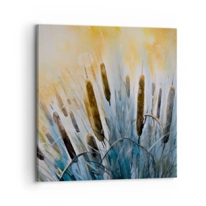 Impression sur toile - Image sur toile - Fraicheur de l'eau, chaleur du soleil - 70x70 cm