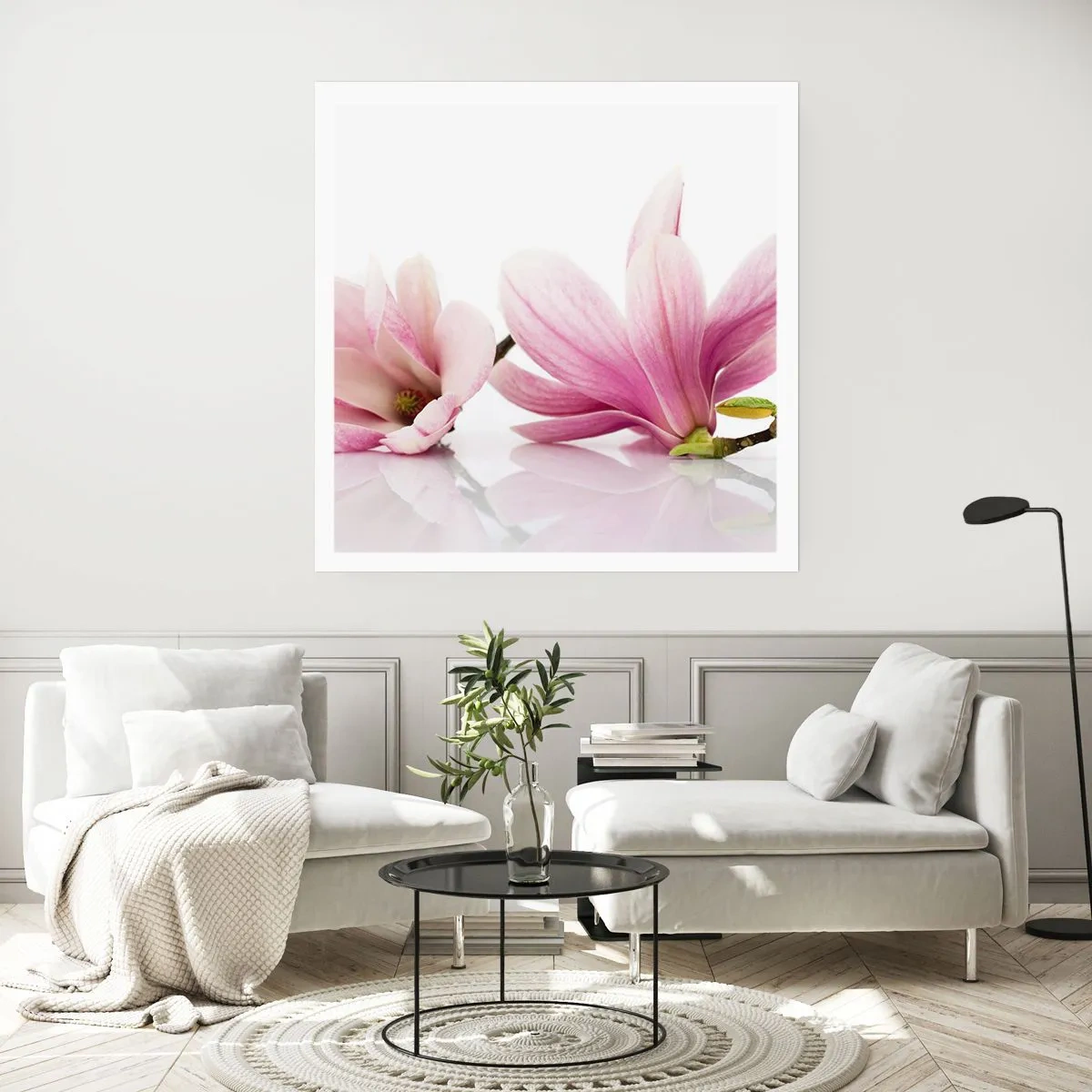 Affiche - Poster - Délicat comme une brise de printemps - 40x40 cm