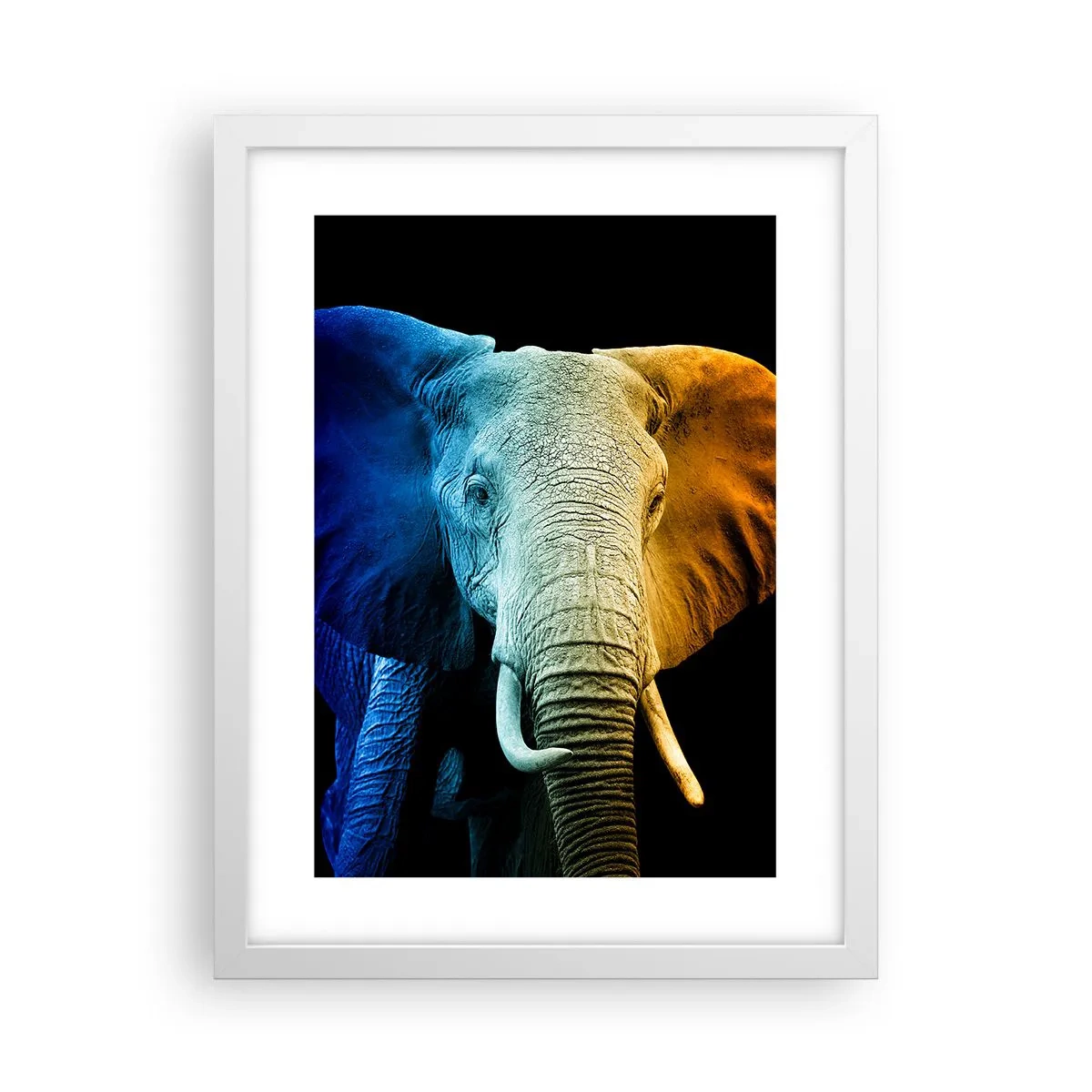 Affiche dans un cadre blanc - Poster - Excentrique, pas bizarre - 30x40 cm
