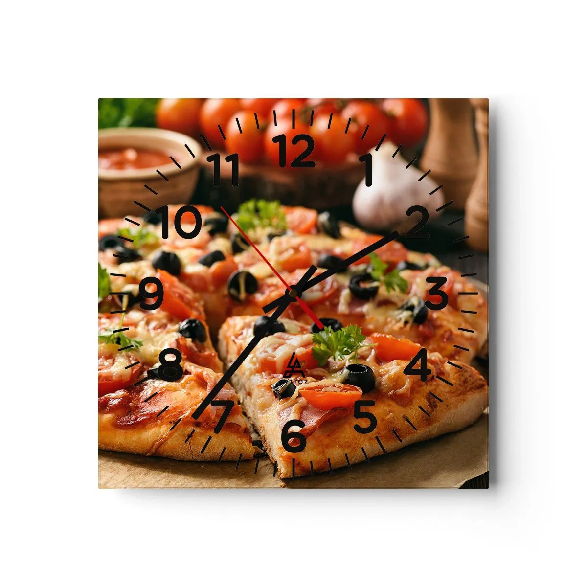 Horloge murale - Pendule murale - Tu t'en es encore tiré - 40x40 cm