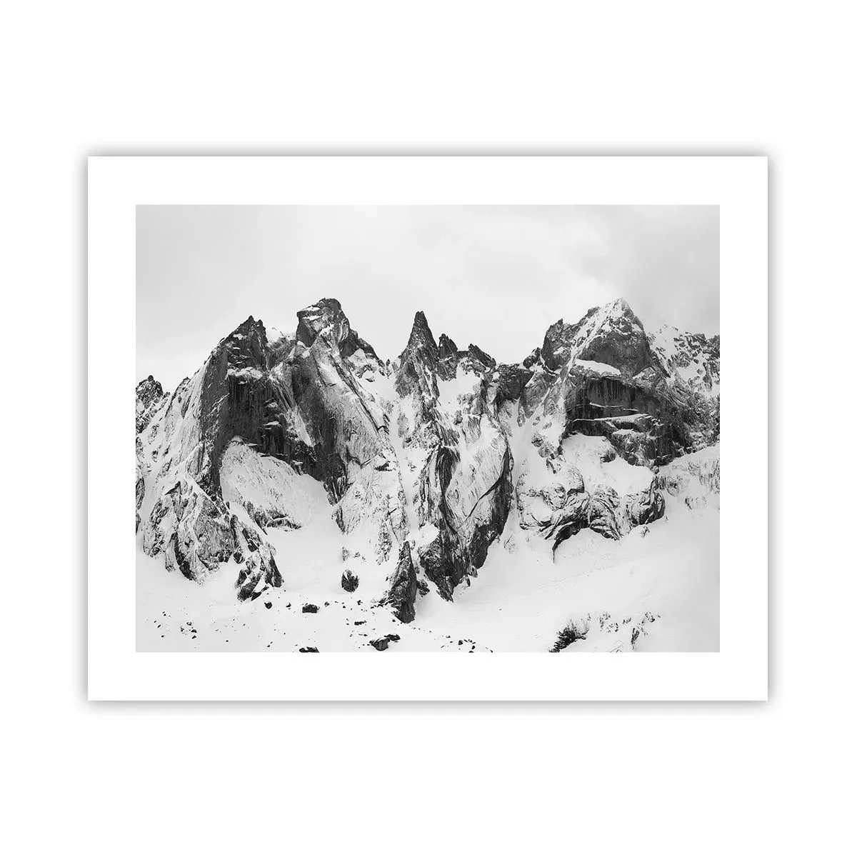 Affiche - Poster - Crête dangereuse de granit - 50x40 cm