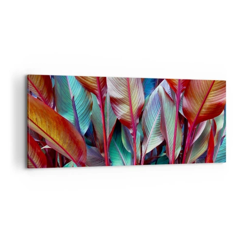 Impression sur toile - Image sur toile - Un fourré coloré - 100x40 cm