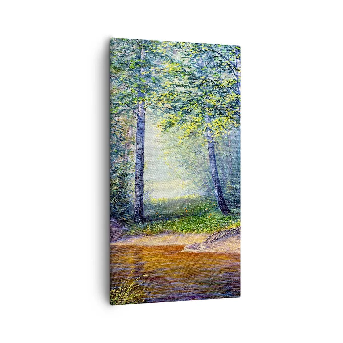 Impression sur toile - Image sur toile - Paysage idyllique - 55x100 cm