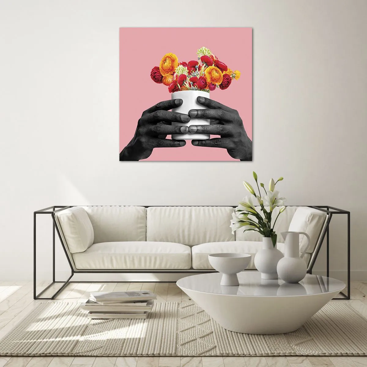 Impression sur verre - Image sur verre - Apothéose de la vie - 70x70 cm