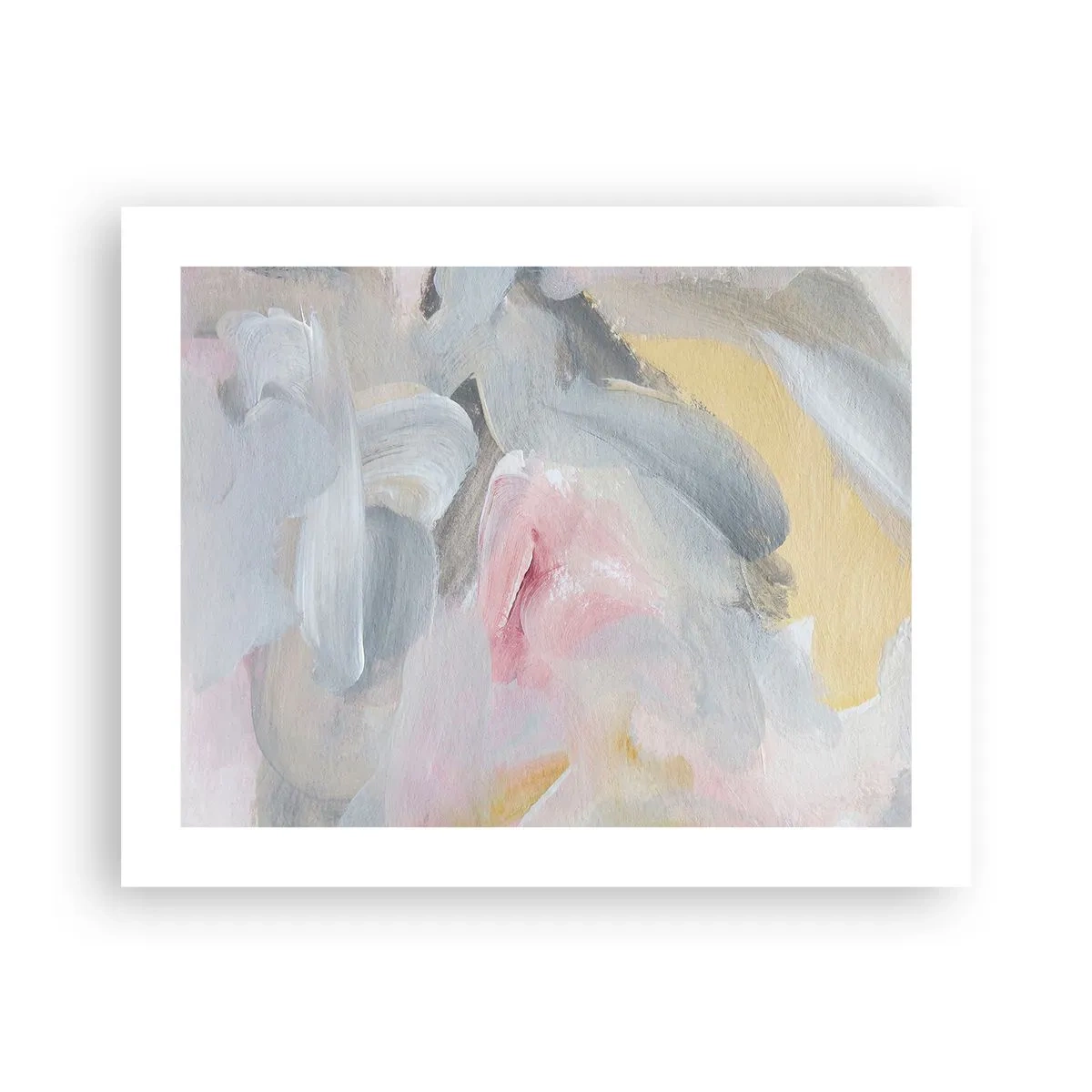 Affiche - Poster - Dans un monde pastel - 50x40 cm