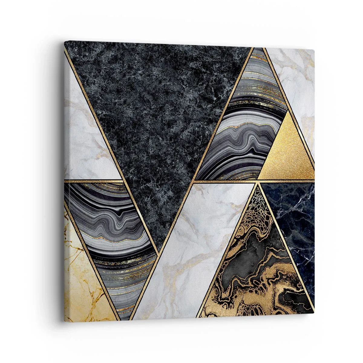 Impression sur toile - Image sur toile - Pierre après pierre - 30x30 cm