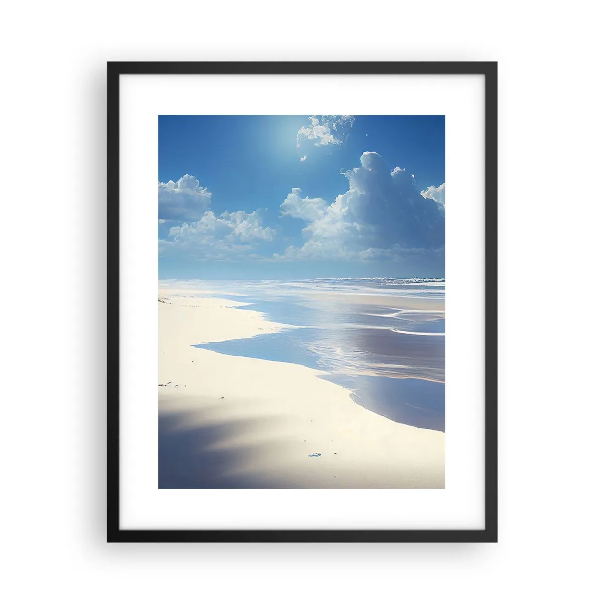 Affiche dans un cadre noir - Poster - Des vacances paradisiaques - 40x50 cm