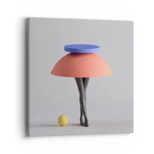 Impression sur toile - Image sur toile - Composition surréaliste - 40x40 cm