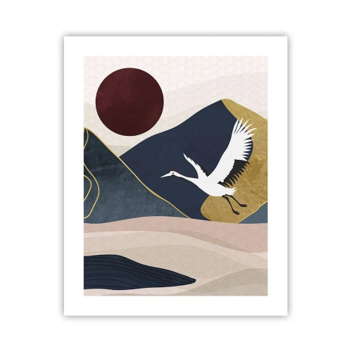 Affiche - Poster - Encore une fois, la journée s'est ÉCOULÉE - 40x50 cm