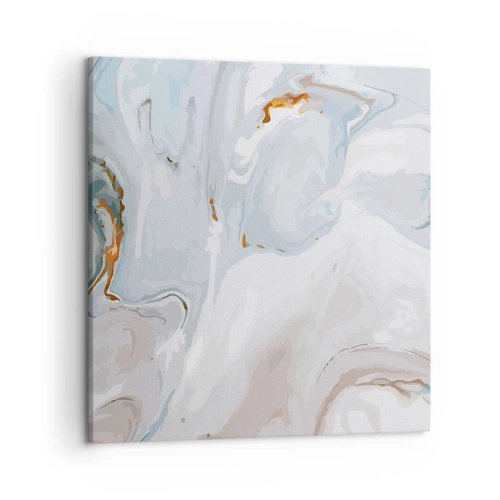 Impression sur toile - Image sur toile - Blanc surélevé - 50x50 cm