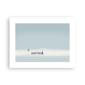 Affiche - Poster - Oui, j'attends. - 40x30 cm