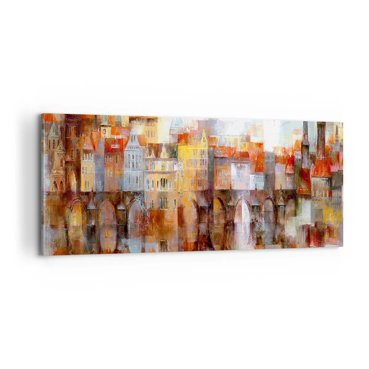 Impression sur toile - Image sur toile - C'est aussi beau sous le pont - 100x40 cm