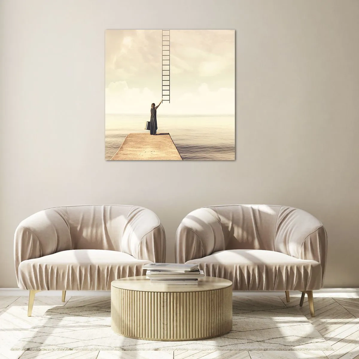 Impression sur verre - Image sur verre - Voyage magique - 70x70 cm