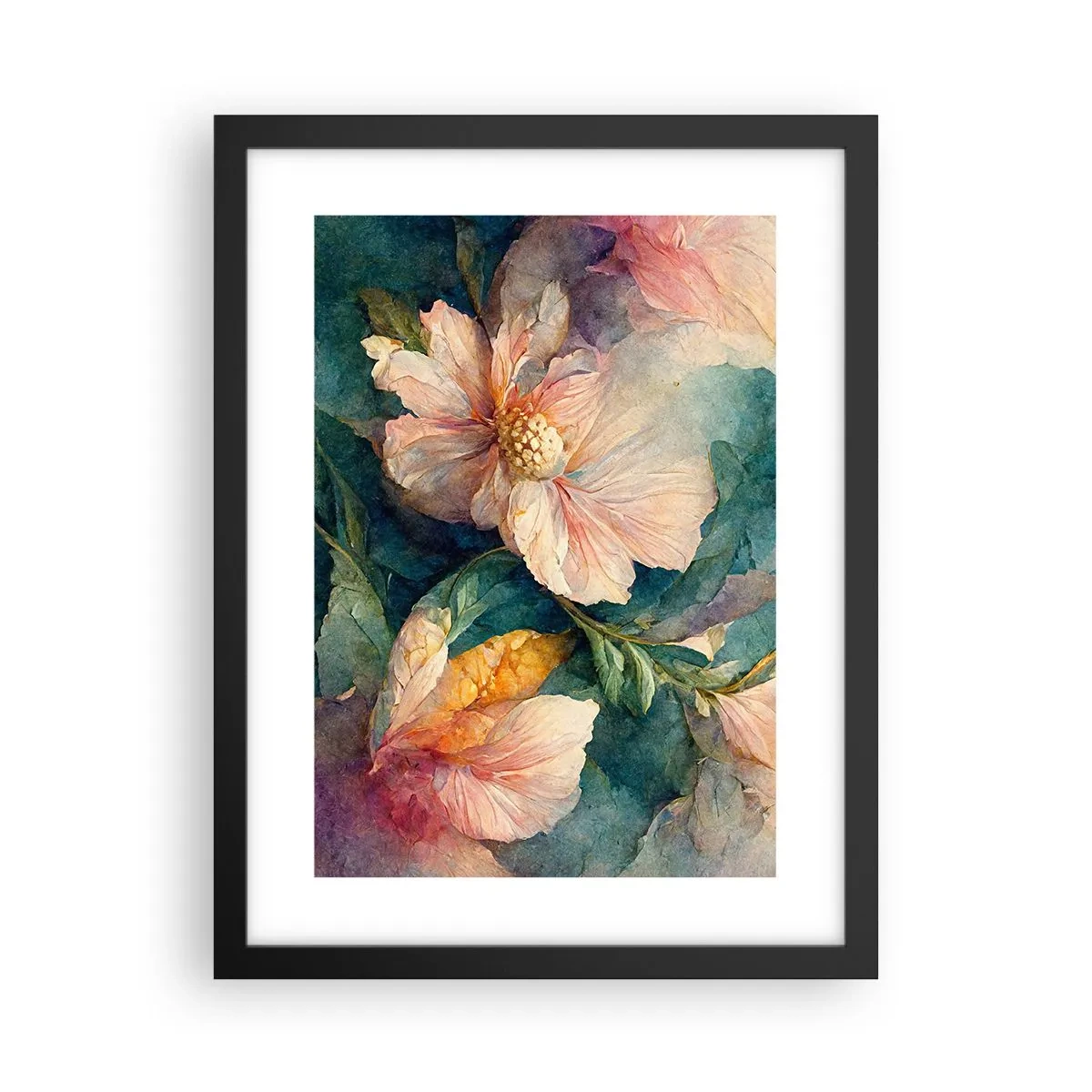 Affiche dans un cadre noir - Poster - Uniquement de la subtilité - 30x40 cm