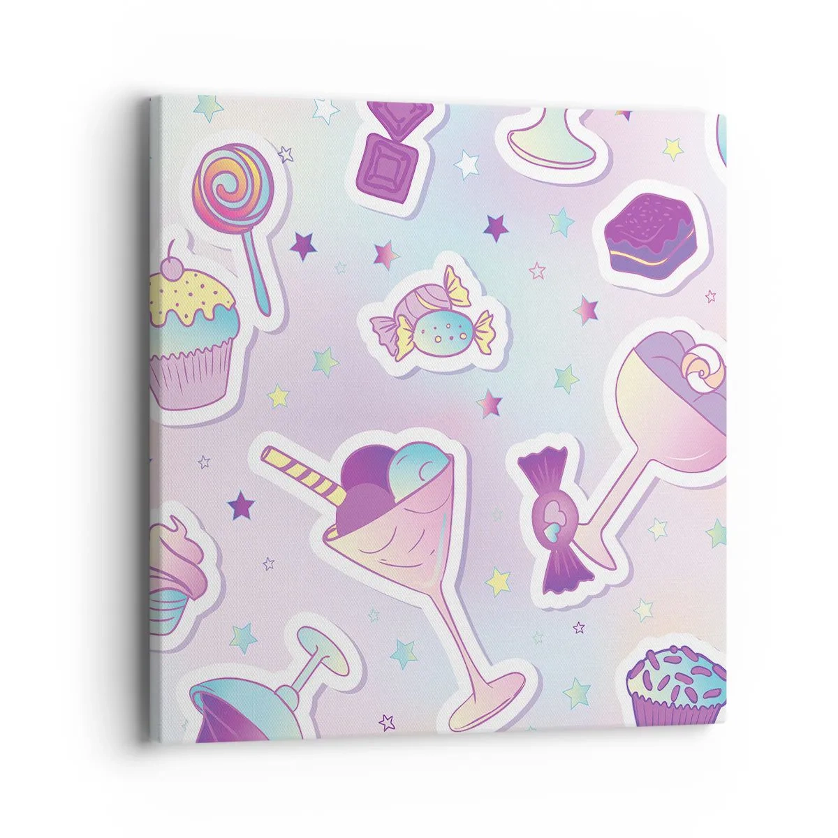 Impression sur toile - Image sur toile - Pour que tous les jours soit un anniversaire  - 40x40 cm