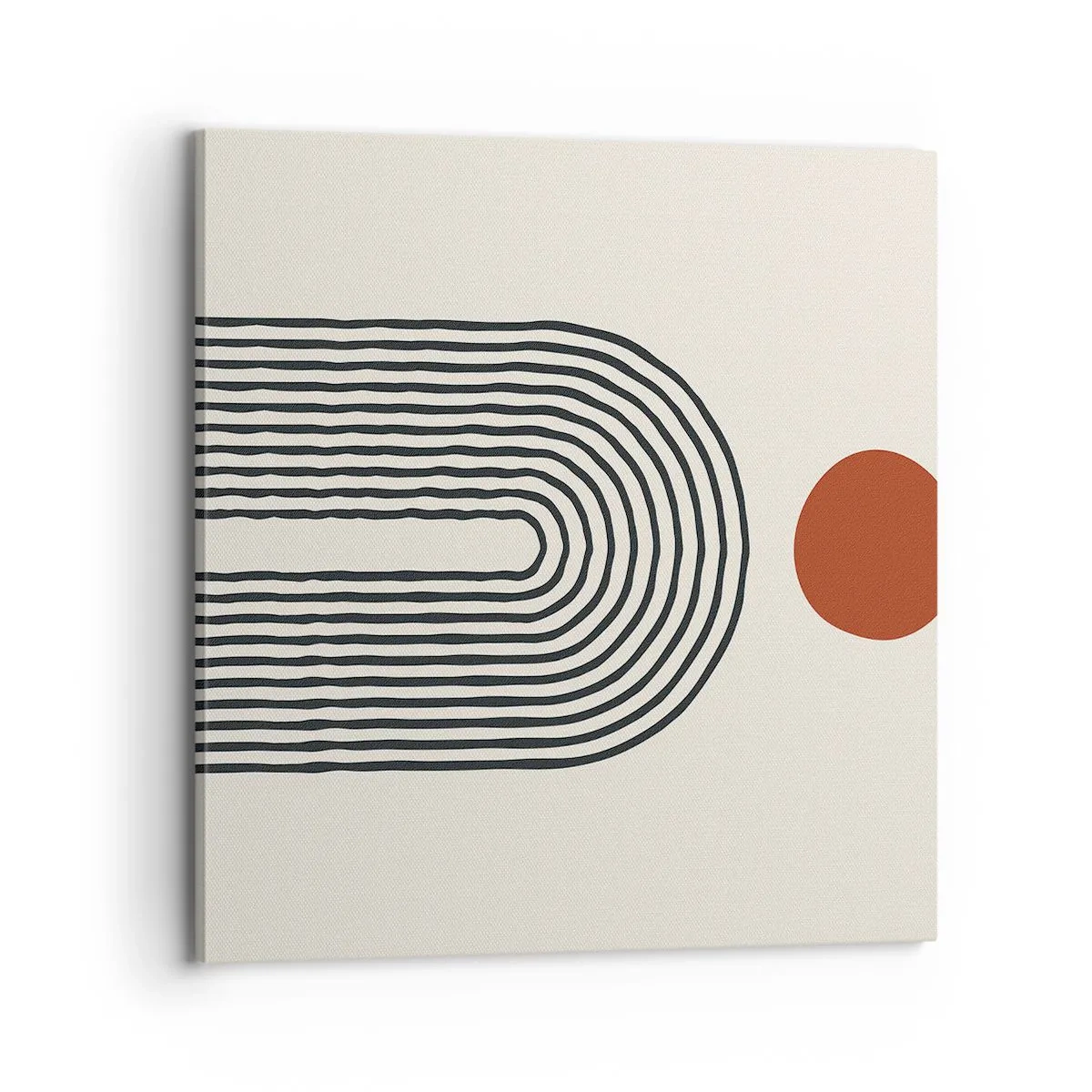 Impression sur toile - Image sur toile - Le magnétisme des formes et des couleurs - 70x70 cm