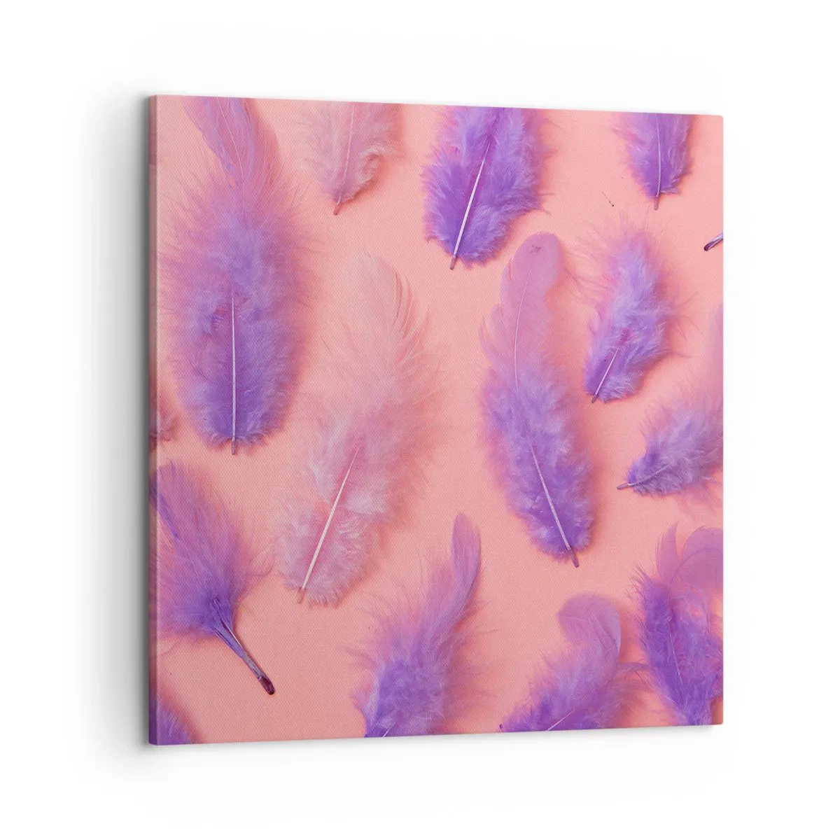 Impression sur toile - Image sur toile - Oiseau de désir lilas - 60x60 cm