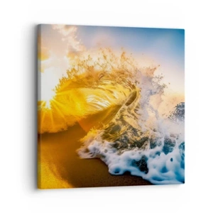 Impression sur toile - Image sur toile - S'amuser dans le sable - 30x30 cm