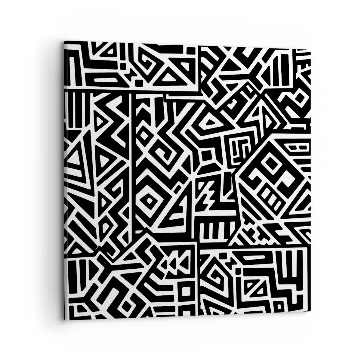 Impression sur toile - Image sur toile - Composition précolombienne - 50x50 cm