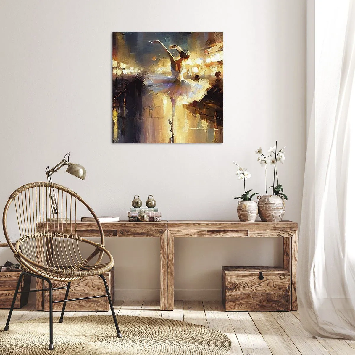 Impression sur toile - Image sur toile - Miracle dans la rue - 50x50 cm