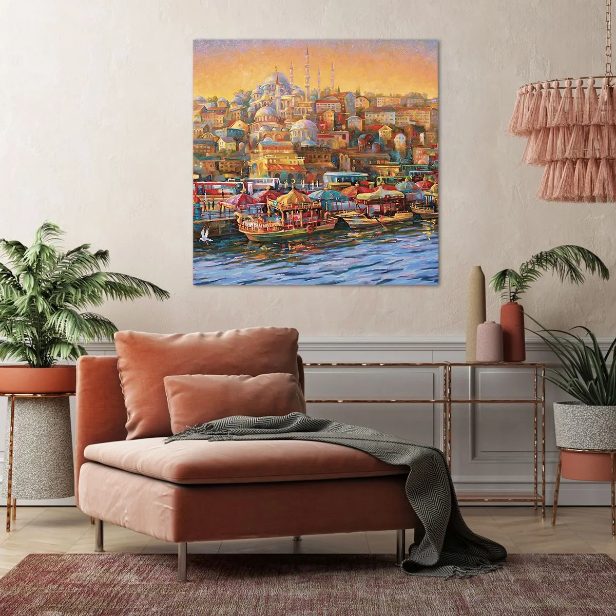 Impression sur toile - Image sur toile - Conte d'Istanbul - 70x70 cm