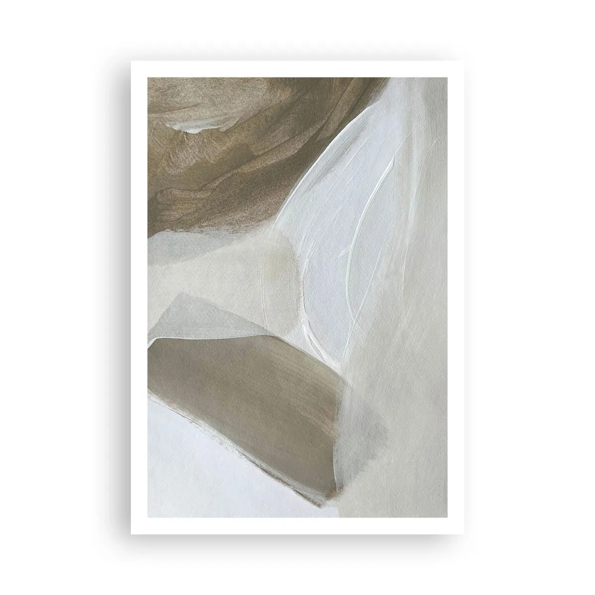 Affiche - Poster - Une vague de blanc - 70x100 cm