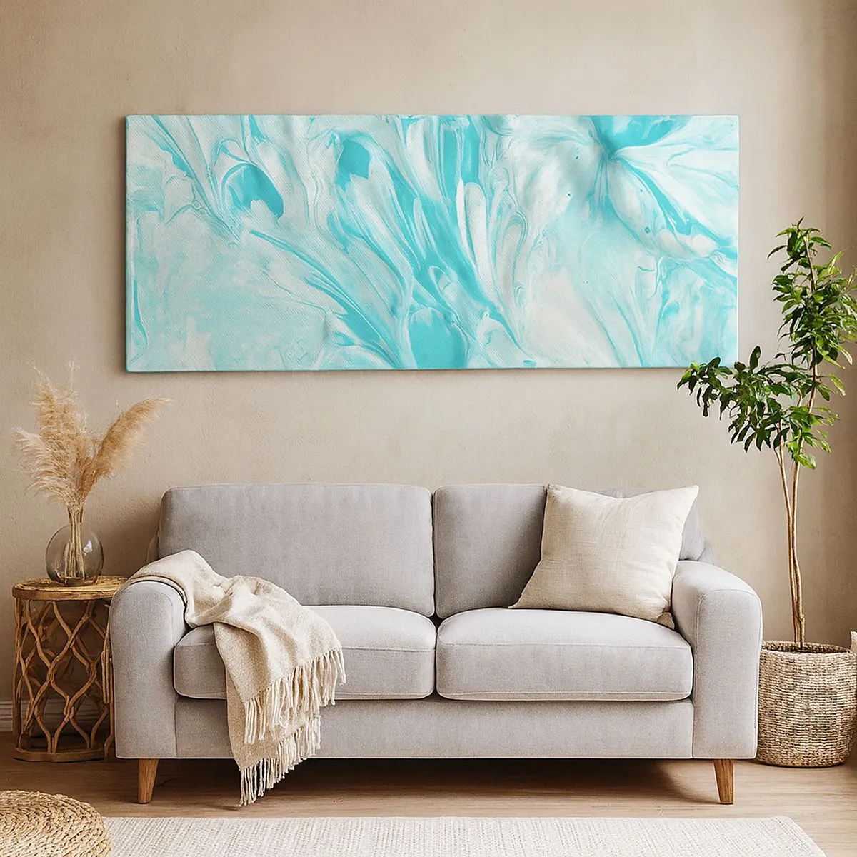 Impression sur toile - Image sur toile - Ensemble pour toujours - 100x40 cm