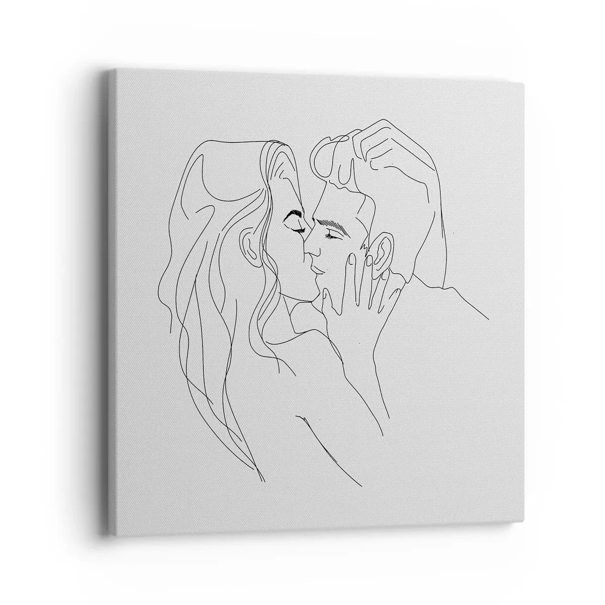 Impression sur toile - Image sur toile - La même ligne - 40x40 cm