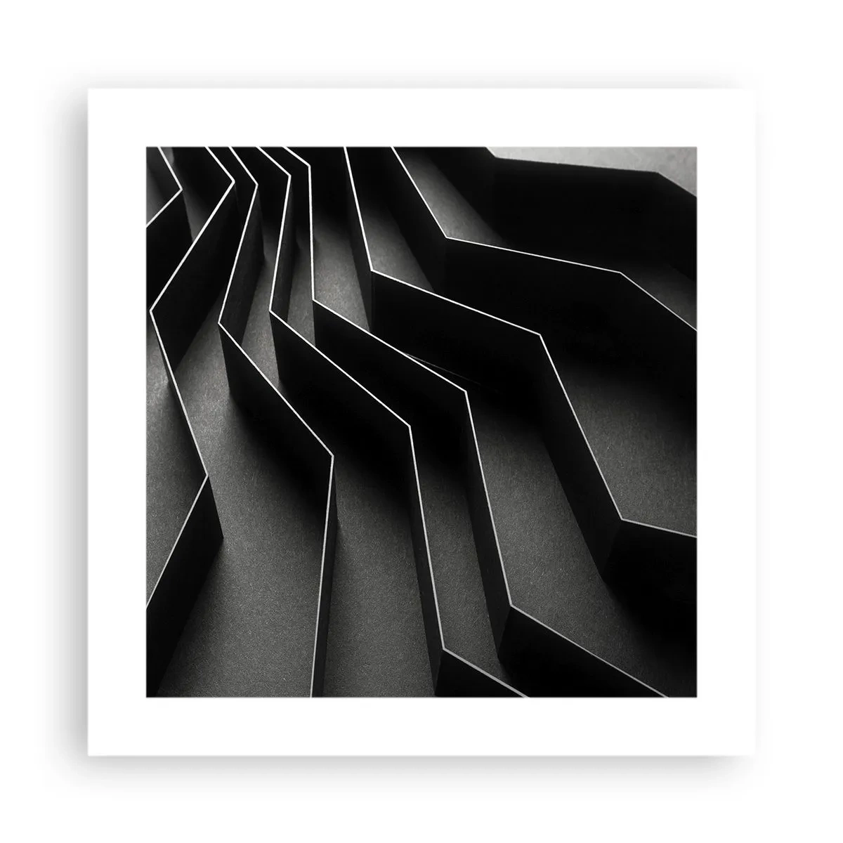 Affiche - Poster - Ordre spatial - 40x40 cm