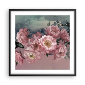 Affiche dans un cadre noir - Poster - Pic du romantisme - 50x50 cm