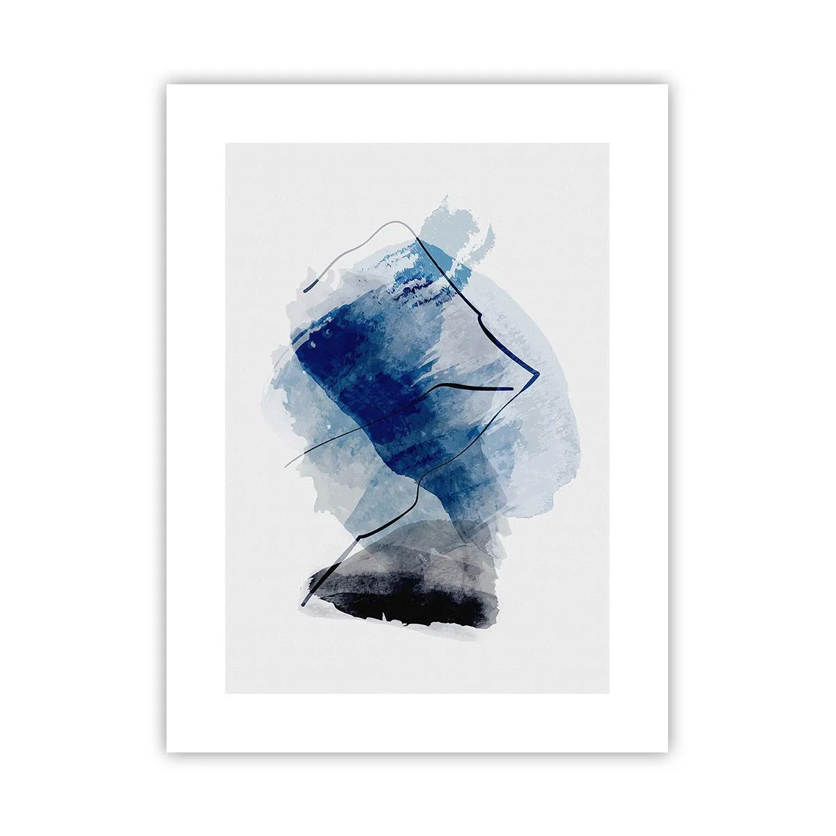 Affiche - Poster - Montagne de glace - 30x40 cm