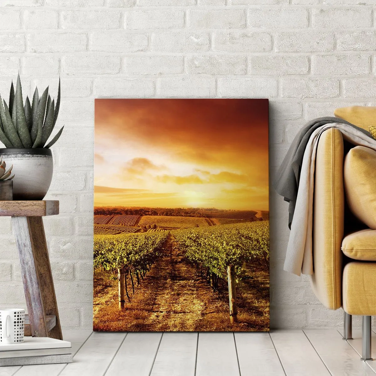 Impression sur toile - Image sur toile - Légèrement fruité avec une pointe de soleil - 45x80 cm