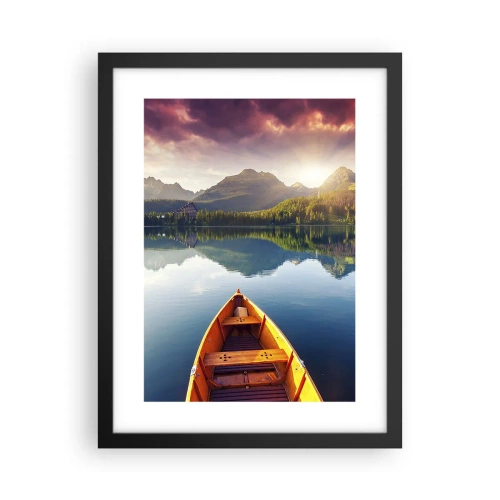 Affiche dans un cadre noir - Poster - Rien contre nature - 30x40 cm