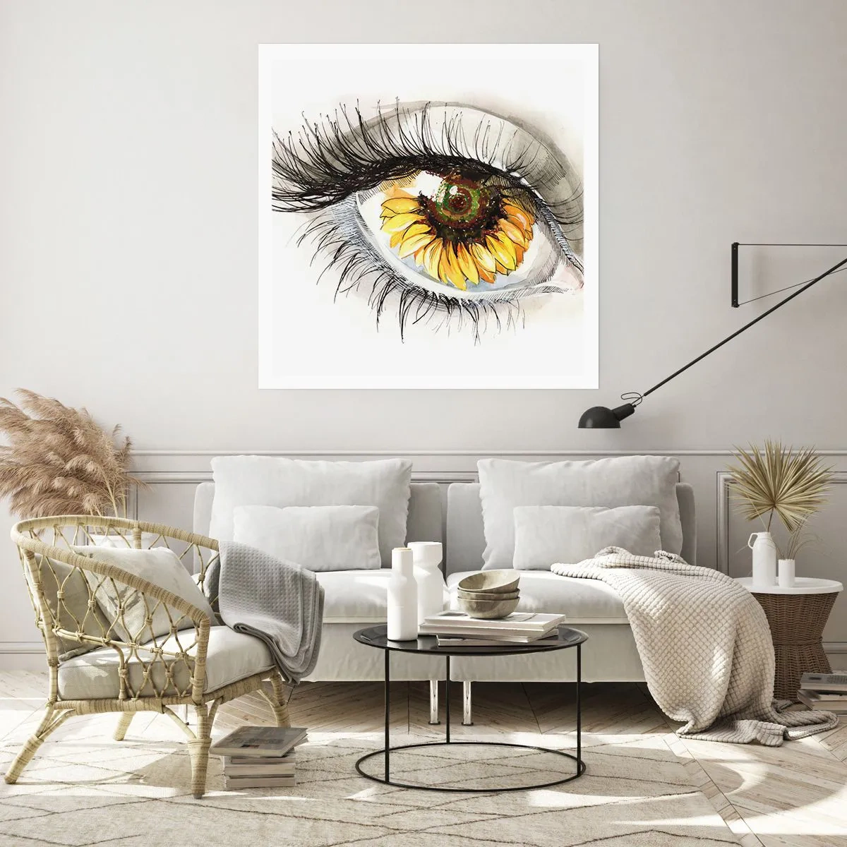 Affiche - Poster - Un look aussi chaud que l'été - 50x50 cm