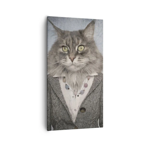 Impression sur toile - Image sur toile - La fourrure revient à la mode - 55x100 cm