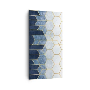 Impression sur toile - Image sur toile - Composition en rythme syncopé - 65x120 cm